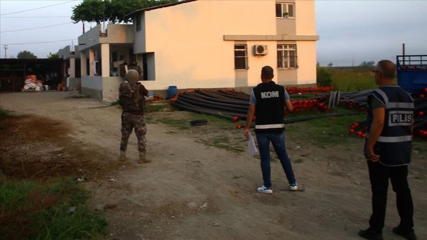 Adana'da silahlı organize suç örgütüne yönelik operasyon