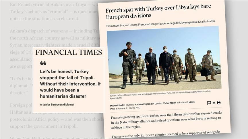 Financial Times Haftar Est Desormais Un Boulet Pour La France
