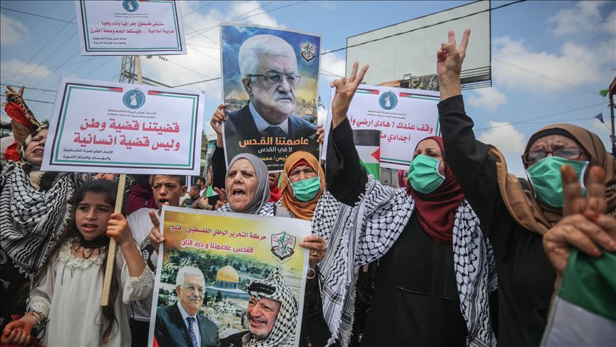 Жительницы Газы организовали акцию с осуждением Израиля 