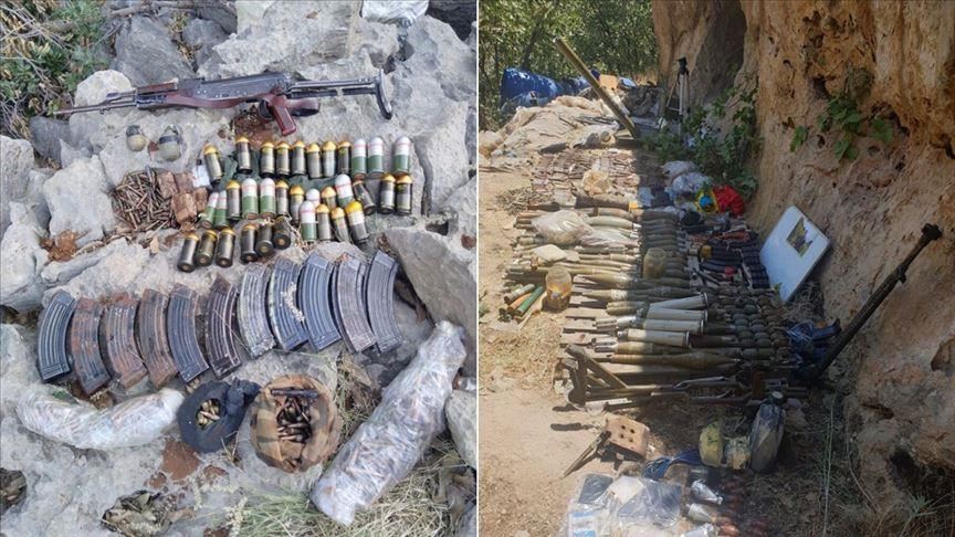 Turkey seizes huge cache of PKK weapons in N. Iraq