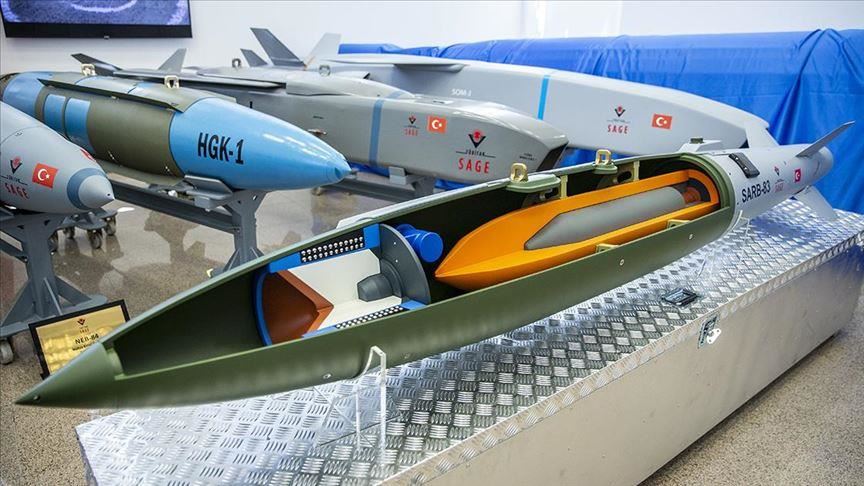 La bomba aérea de fabricación turca SARB-83 está lista para su uso