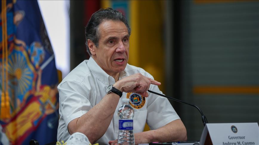 NY governor blames Trump for 'enabling' spread of virus