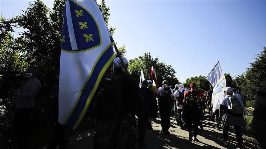 Peace march kicks off to honor Srebrenica victims