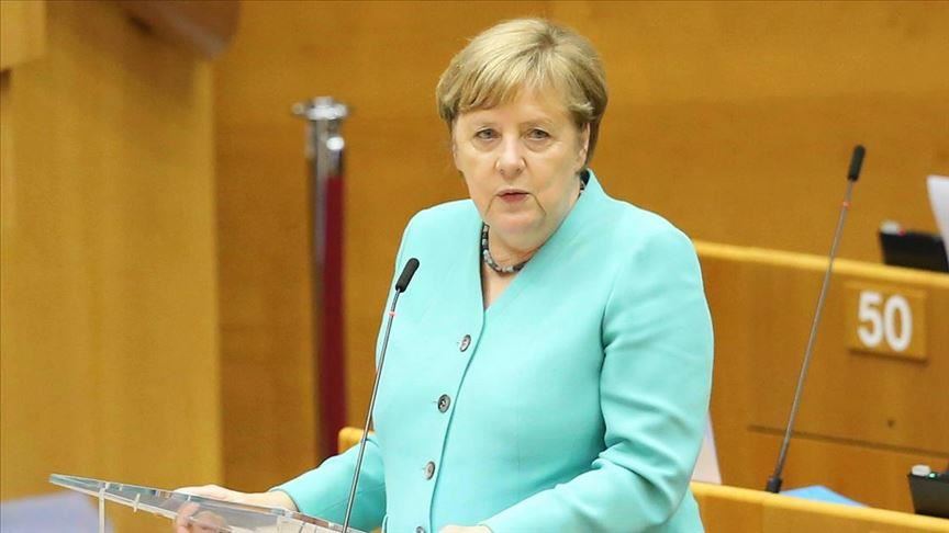 Virus poses greatest challenge ever to EU: Merkel