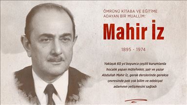 'Ömrünü kitaba ve eğitime adayan bir muallim: Mahir İz'