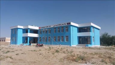 ساخت دبیرستان توسط یک خیر ترکیهای در جوزجان افغانستان