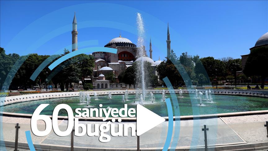 60 saniyede bugün (10 Temmuz 2020)
