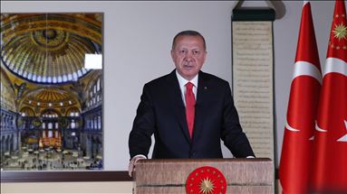 Erdoğan: Më 24 korrik do të falet namazi i xhumasë në Ajasofja