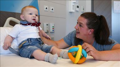 Kalp hastası Bosnalı Vinko bebek Türkiye'de şifa buldu