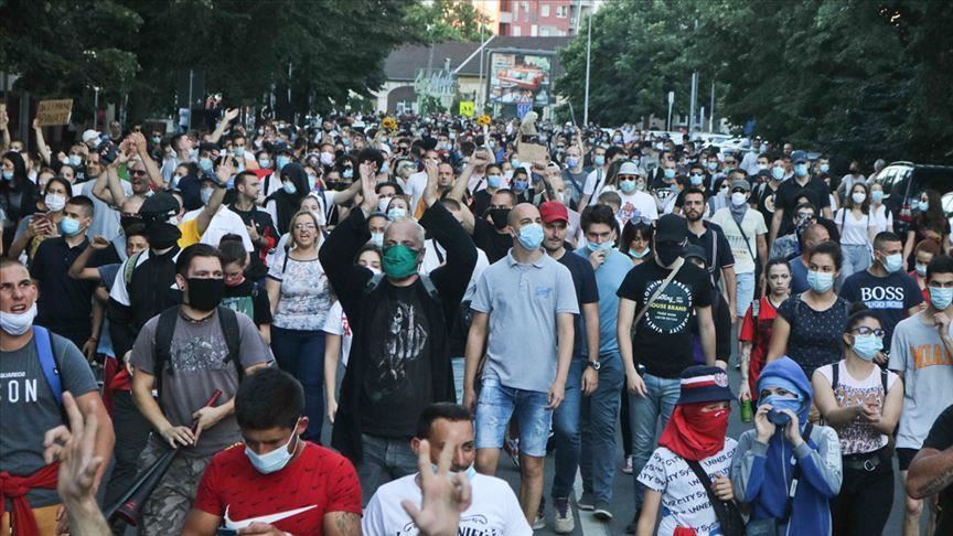 Protests continue in Serbia against pandemic curbs