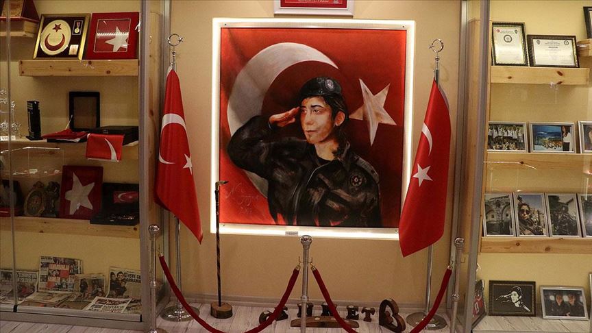 Şehit kızlarının eşyaları 'Cennet'ten bir köşe oldu