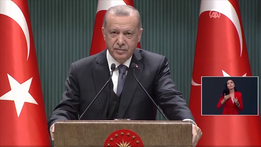 CANLI- Cumhurbaşkanı Erdoğan: Türkiye'nin yükselişi kimsenin önünde duramayacağı bir ivmeye ulaşmıştır