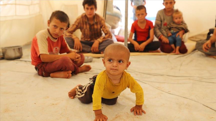 حلب.."الإغاثة التركية" تقّدم مأوى لأسرة سورية مشرّدة