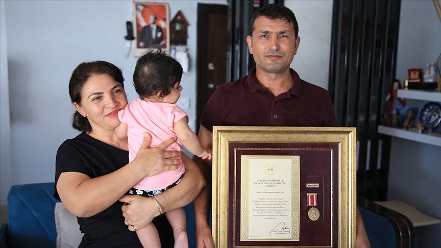 Gazi Mustafa'nın kalbi vatan ve Buğlem bebek için atıyor 