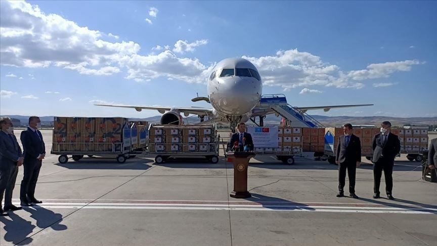 Turkey's COVID-19 medical supplies reach Kazakhstan