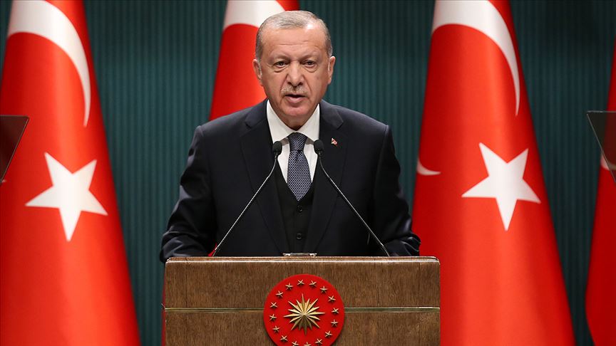 Erdoğan: Türkiye Azerbaycan'a yönelik her türlü saldırının karşısında yer almakta tereddüt göstermeyecektir
