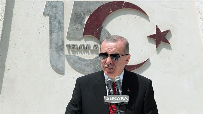 Erdogan: "Nous allons continuer à défendre, avec notre peuple, notre patrie, notre démocratie et notre indépendance"
