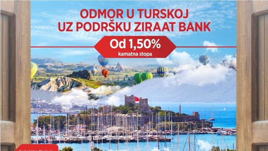 ZiraatBank BH tokom pandemije građanima BiH pruža mogućnost za ugodan odmor u Turskoj