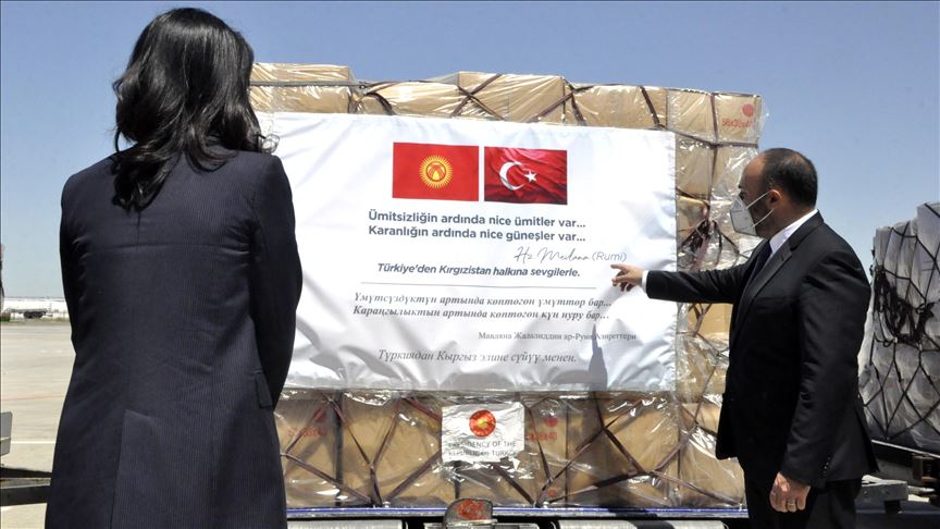 Turkey's medical COVID-19 aid arrives in Kyrgyzstan