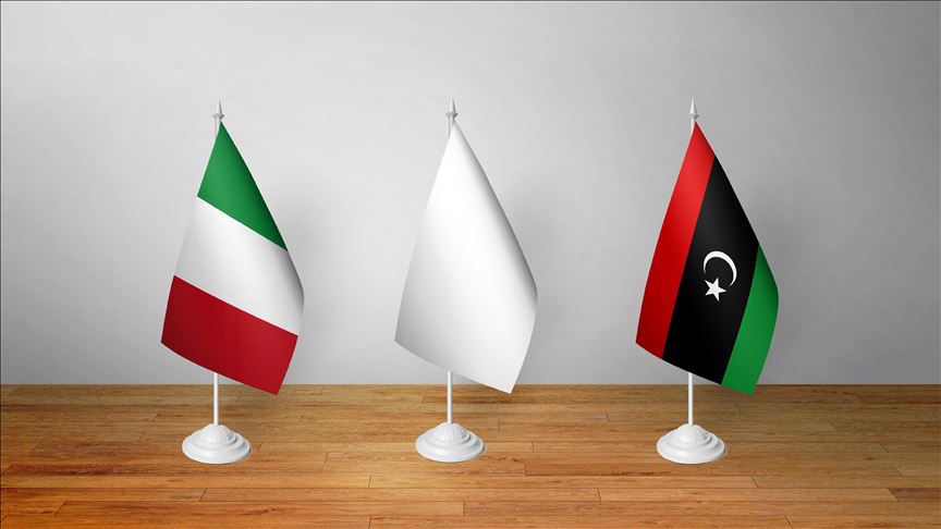 ليبيا وإيطاليا تبحثان الإغلاق النفطي ونزع ألغام حفتر