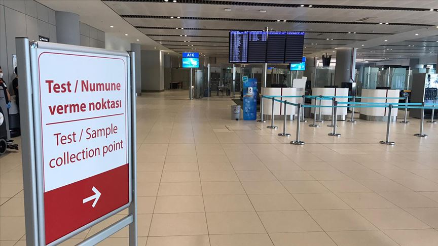 istanbul havalimani nda 1500 yolcuya koronavirus testi yapildi