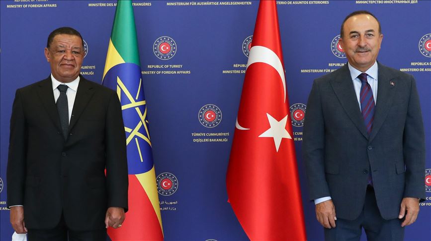 Turkish foreign minister hosts Ethiopian representative