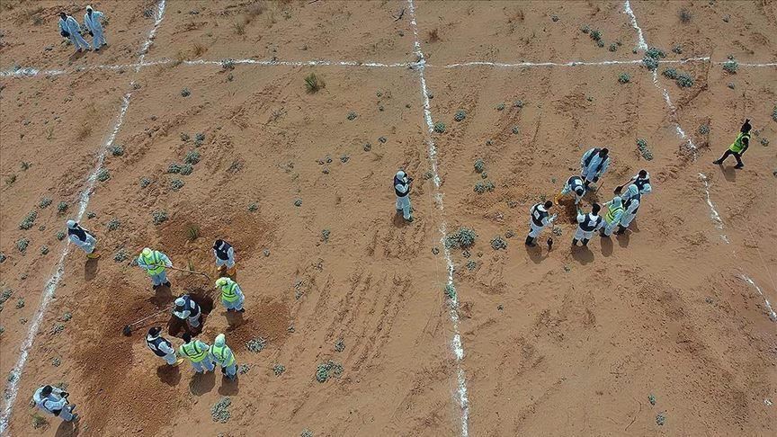 Gouvernement libyen : 226 dépouilles exhumées des charniers de Tarhouna 