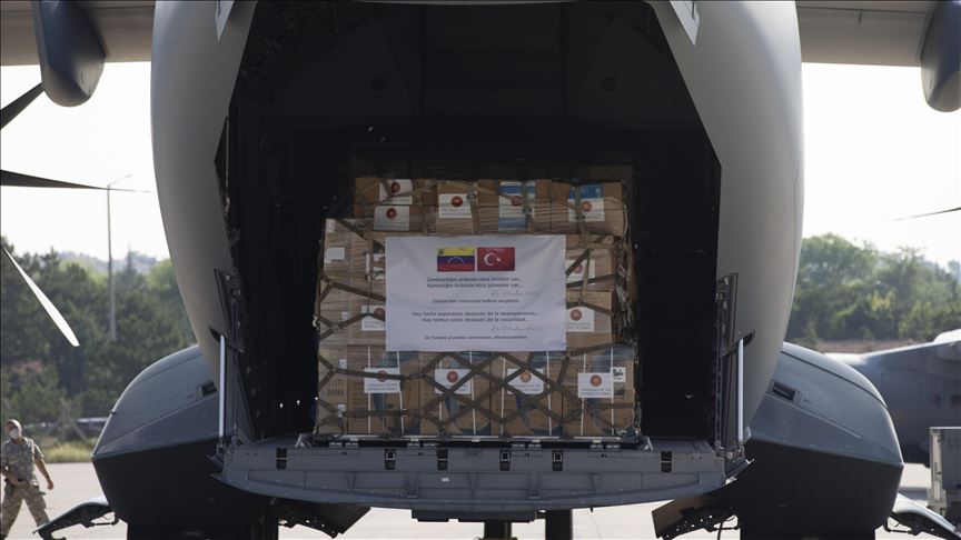 Medical supplies sent by Turkey arrive in Venezuela