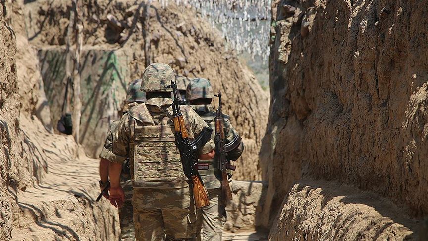 Ermenistan'dan bir taciz girişimi daha! Azerbaycan mevzilerine ateş açıldı AA çatışmaların yaşandığı Azerbaycan-Ermenistan sınırında
