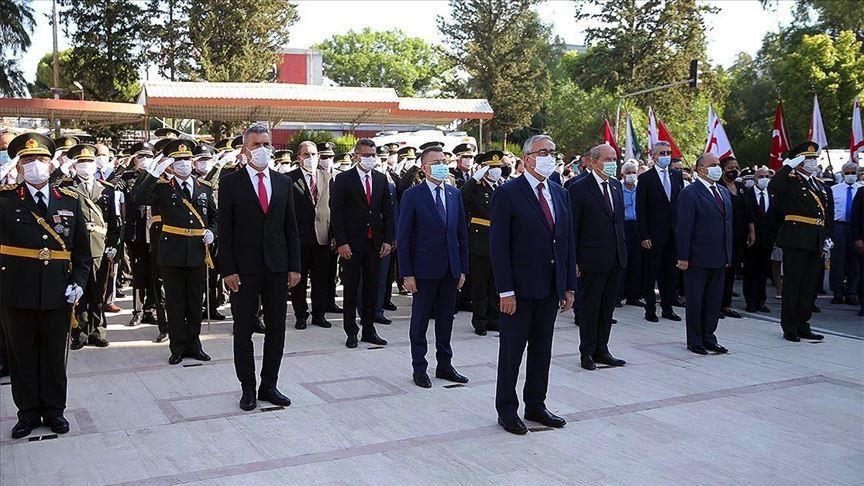 Top officials mark 46th anniversary of Cyprus peace op.