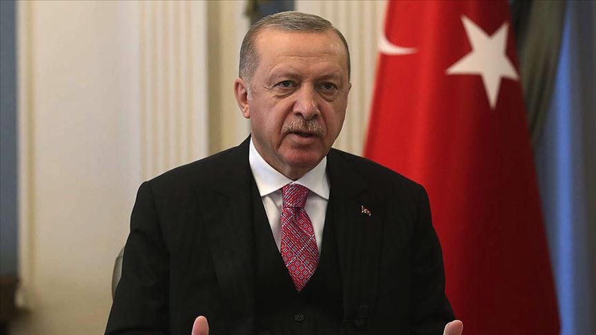 Cumhurbaşkanı Erdoğan: Ada'da kalıcı çözüm ancak Kıbrıs Türkü'nün eşit statüsünün kabulüyle mümkün