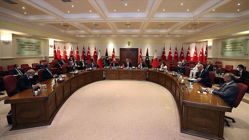 Ankara'da Libya için üçlü toplantı