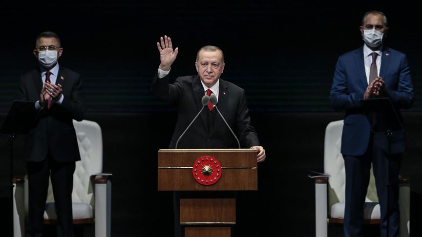 Cumhurbaşkanı Erdoğan'ın Kabine Değerlendirme Toplantısı'ndaki konuşması elektronik ortamda