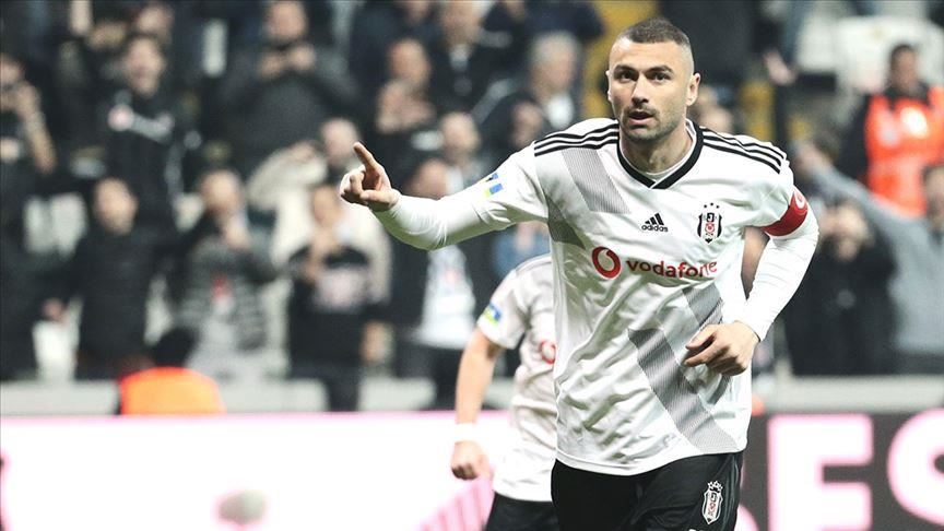 Turkish forward Burak Yilmaz bids farewell to Besiktas
