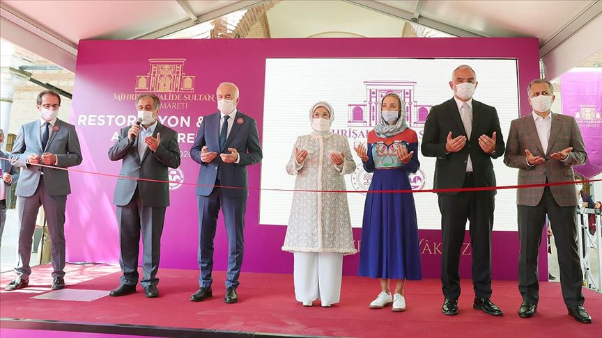 Restorasyonu tamamlanan Mihrişah Valide Sultan İmareti törenle açıldı