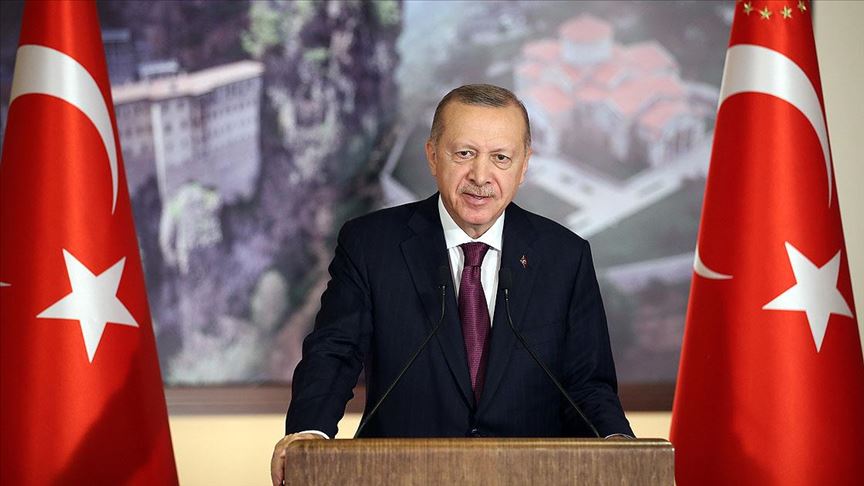 Cumhurbaşkanı Erdoğan: Sümela Manastırı Türkiye'nin her türlü medeniyet mirasına sahip çıktığının somut örneği