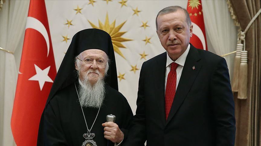 Fener Greek Patriarch thanks Turkey over Sumela Monastery
