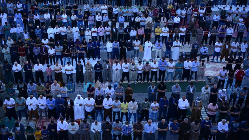 سلێمانی.. مهراسیمی نوێژی جهژنی قوربان
