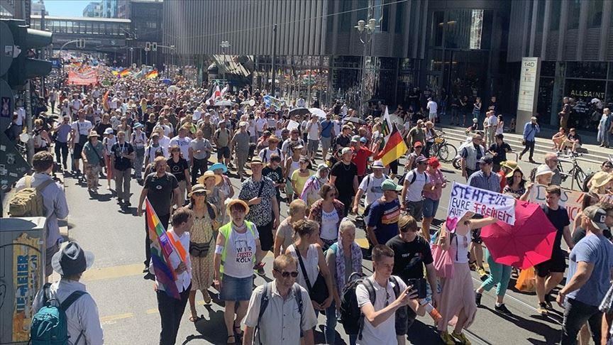Thousands protest in Berlin over COVID-19 restrictions