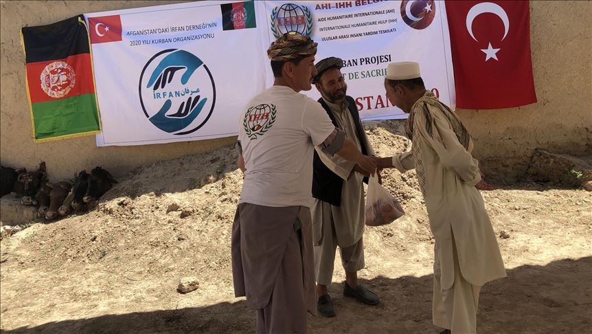 IHH Belgium раздала жертвенное мясо 500 семьям в Афганистане