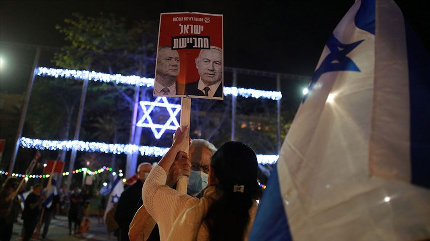 Netanyahu ile koalisyon ortağı Gantz arasında tartışma