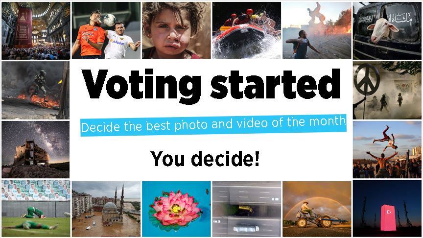 Vote begins for Anadolu Agency videos, photos in July 