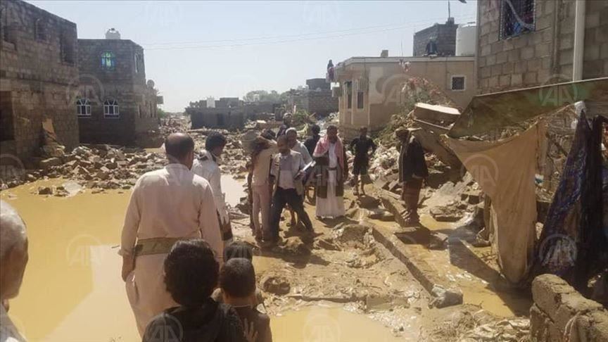 وفاة 17 شخصا في سيول وأمطار شرقي اليمن