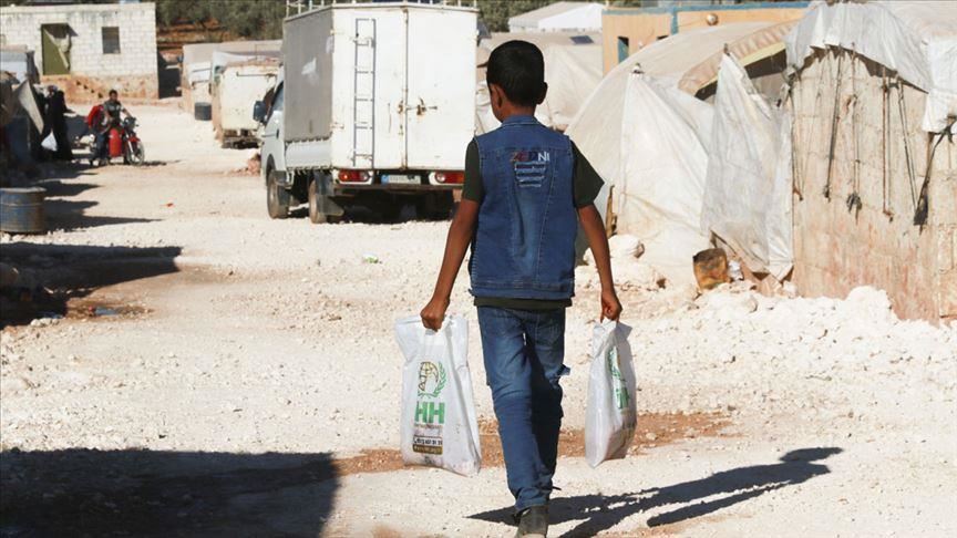 "الإغاثة التركية" توزع لحوم الأضاحي على 400 ألف بسوريا