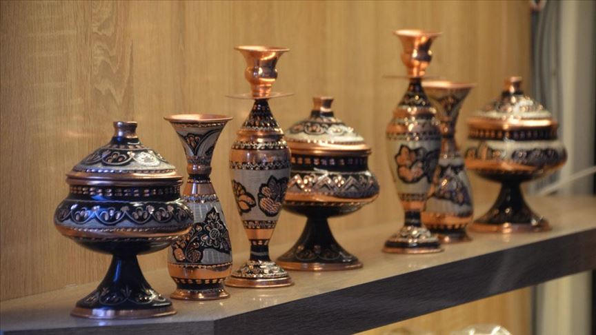 Kahramanmaraş'ın bakırları yurt dışında ilgi görüyor