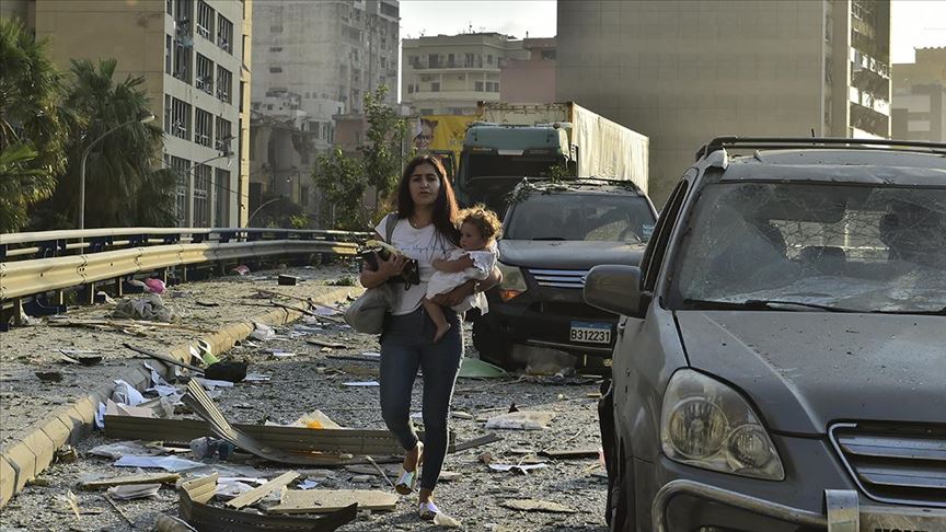 Beyrut Ta Patlamanin Ardindan 2 Hafta Olaganustu Hal Ilan Edildi