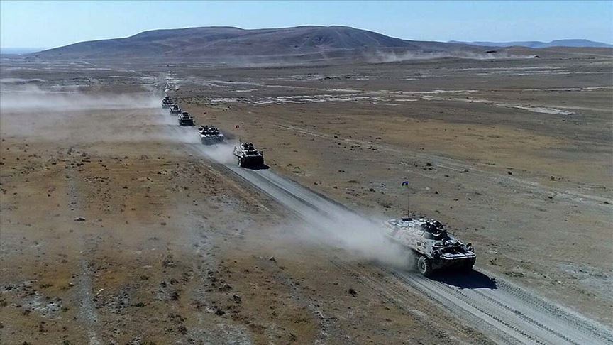 Türkiye ve Azerbaycan'ın ortak askeri tatbikatında temsili düşman hedefleri vuruldu