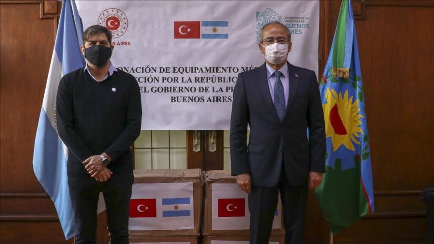 Turquía entrega asistencia médica a Argentina en el marco de la lucha contra la COVID-19