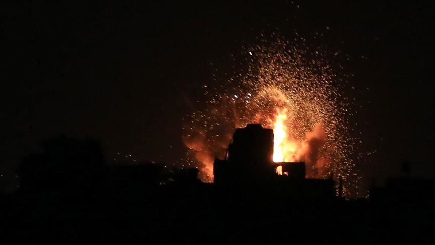 Israeli army targets Hamas position in Gaza