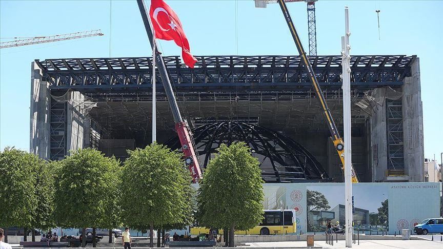 Over half of long-awaited Istanbul cultural center done